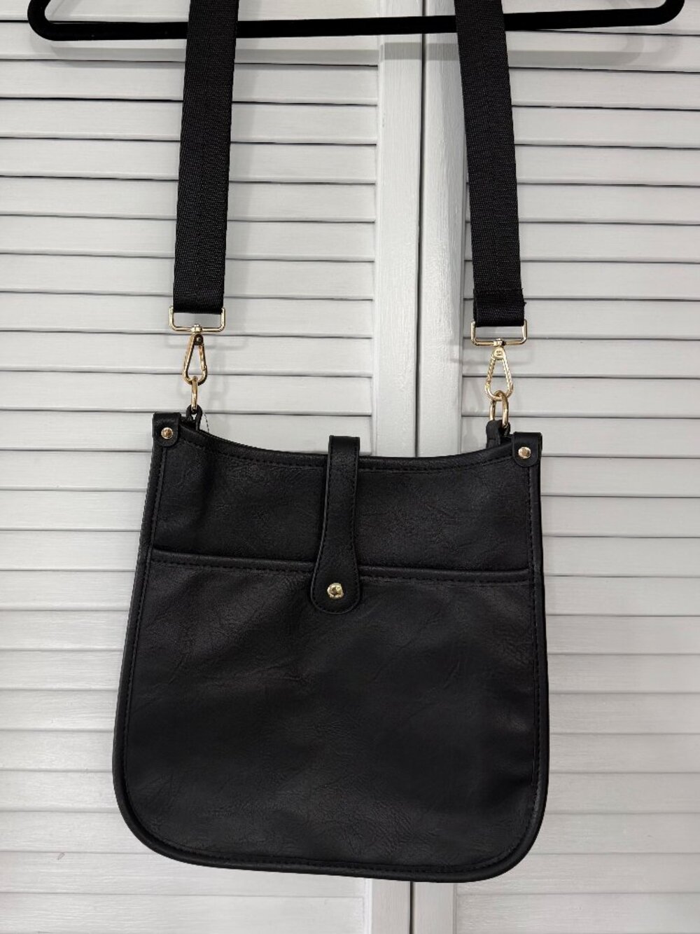 NWT Black Messenger Bag